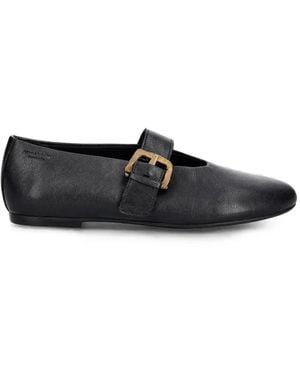 Vagabond Shoemakers Aleya Leather Ballet Flats - Black