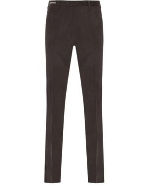 Corneliani Flat-Front Trousers - Grey