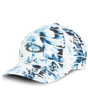 Oakley Azalea Floral-Print Baseball Cap - Blue