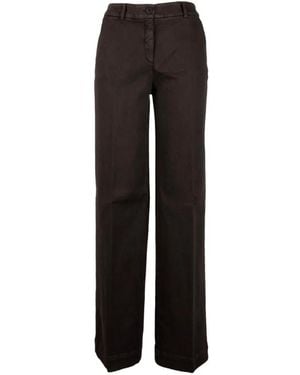 Via Masini 80 Wide-Leg Jeans - Black