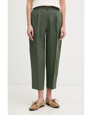 Benetton Pleated Tapered Pants - Green