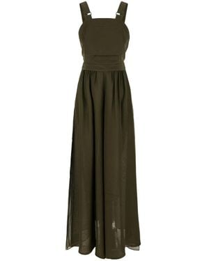 Max Mara Latzhosen-Jumpsuit - Grün