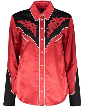 KENZO Western Flower Shirt - Red