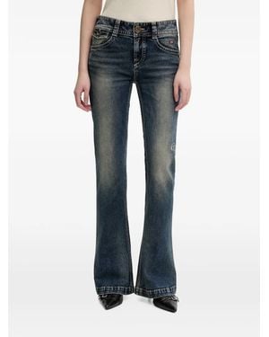 Miss Sixty Mid-Rise Flared Jeans - Blue