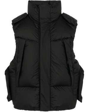 Juun.J Ripstop Padded Gilet - Black