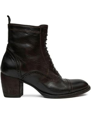 PAUL SILENCE 65Mm Lace-Up Brogue Boots - Black