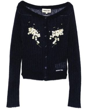ShuShu/Tong Cardigan Mit Perlen - Blau