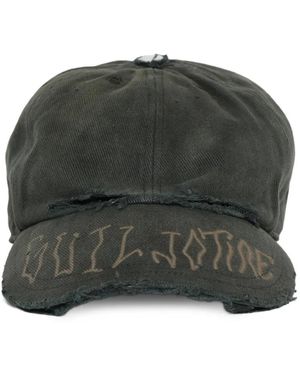 Marking Distance Guillotine Distressed-Effect Cap - Green