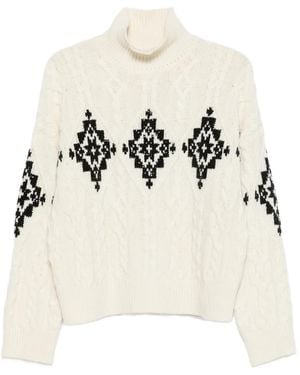 ERMANNO FIRENZE Jersey Con Lentejuelas - Neutro