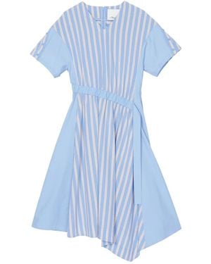 3.1 Phillip Lim Gestreepte Jurk - Blauw