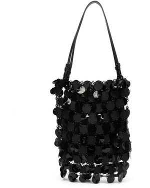 Rabanne Disc-Embellished Tote Bag - Black