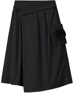 Izzue Falda Con Hebilla - Negro