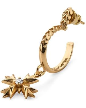Emanuele Bicocchi Eb Crest Pendant Single Earring - Metallic