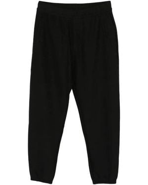 Emporio Armani Pantalon De Jogging À Imprimé Graphique - Black