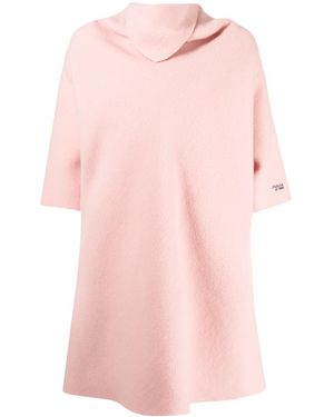 Raf Simons Scarf-Neck Jumper - Pink