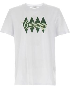 Ballantyne Logo-Print T-Shirt - White