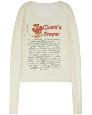 PRAYING Clown Prayer Long-Sleeve T-Shirt - White