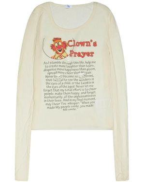PRAYING Clown Prayer Long-Sleeve T-Shirt - White