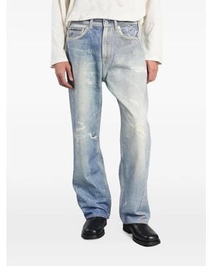 Our Legacy Third Cut Digital Denim Print Jeans - Blue