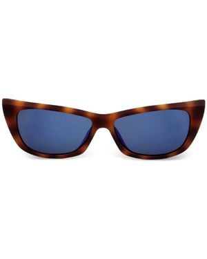 adidas Tortoiseshell-Effect Cat-Eye Sunglasses - Blue