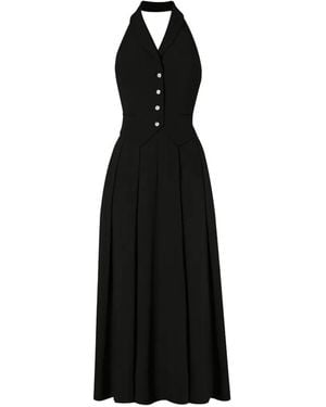 Temperley London Elodie Halter Dress - Black