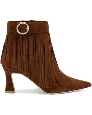 Malone Souliers Donni Fringe-embellishment Boots - Brown