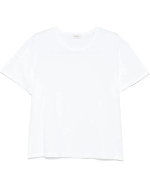 Second/Layer Cotton T-Shirt - White