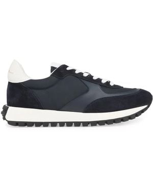 Gianvito Rossi Gravel Panelled Trainers - Blue