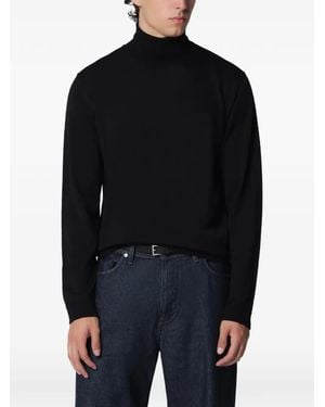 Roberto Collina Klassischer Rollkragenpullover - Schwarz