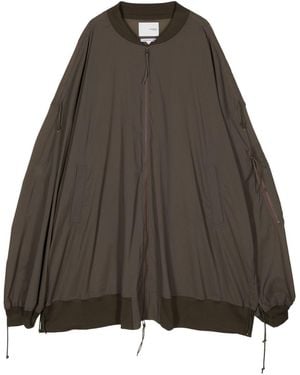 Yoshio Kubo Ma-1 Drop-Shoulder Bomber Jacket - Brown