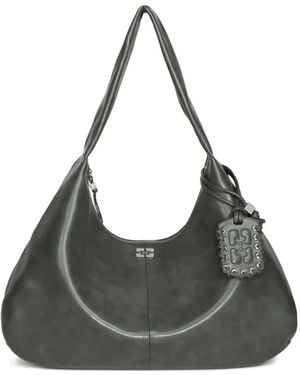 Ganni Bolso de hombro mediano - Negro