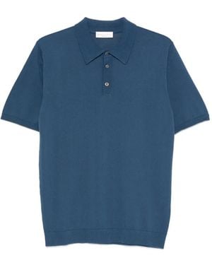 Roberto Collina Short-Sleeves Polo Shirt - Blue
