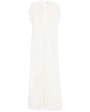 forte_forte Embroidered Maxi Dress - White