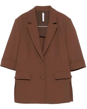 Imperial Short-Sleeve Jacket - Brown