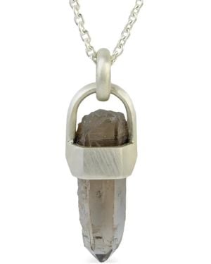Parts Of 4 Sterling Talisman Quartz Necklace - Metallic