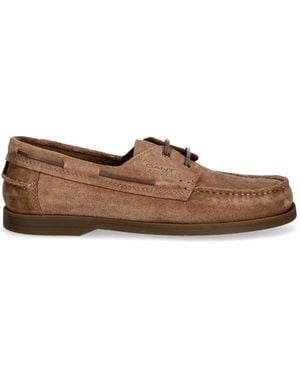 GANT Suede Boat Shoes - Brown