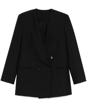 Philosophy Di Lorenzo Serafini Double-Breasted Blazer - Black