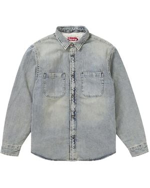 Supreme Snap-Fastening Shirt - Gray
