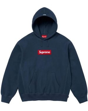 Supreme Box Logo Hoodie - Blue