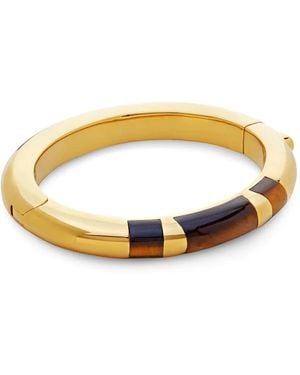 Monica Vinader Kate Young Gemstone Bangle Bracelet - Metallic