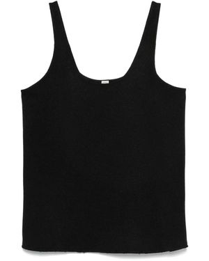 TOTEME Sablé Tank Top - Black