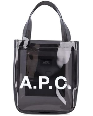A.P.C. Small Lou Tote Bag - Black
