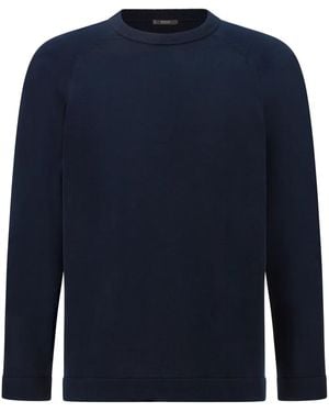 BOGGI Crew-Neck Sweater - Blue