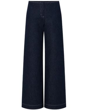 FARAH SEIF Solin Straight-Leg Jeans - Blue