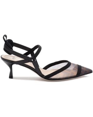 Fendi 55 Mm Colibri Pumps - Zwart