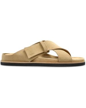 Paul & Shark Suede Sandals - Metallic
