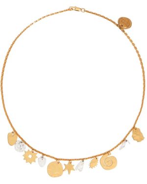 Bimba Y Lola Charm Necklace - Metallic