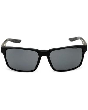 Nike Maverick Geometric-Frame Sunglasses - Black