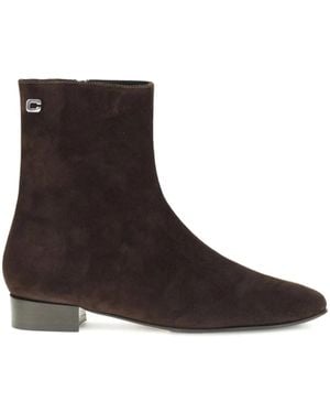CAREL PARIS Zip-Detail Suede Boots - Brown