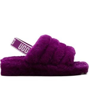 UGG Fluff Yeah "Berrylicious" Slides - Purple